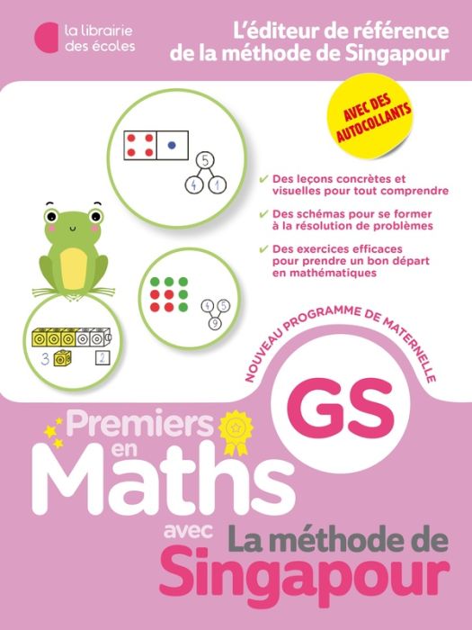 Emprunter Premiers pas en Maths avec la méthode de Singapour. GS, 5-6 ans livre