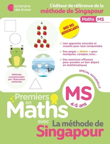 Emprunter Maths MS Premiers en maths avec la méthode de Singapour livre