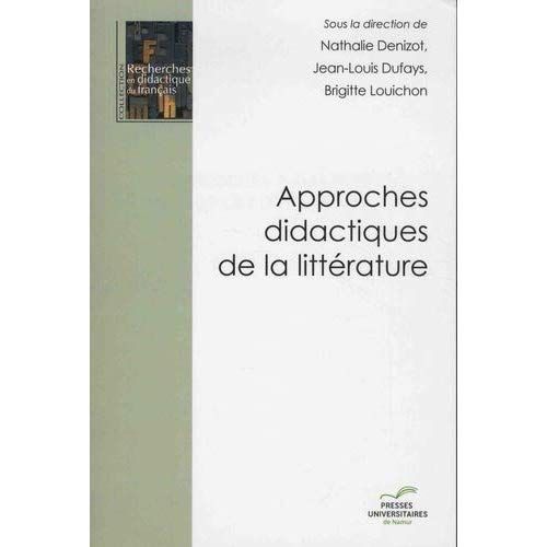 Emprunter Approches didactiques de la littérature livre