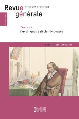 Emprunter Revue générale N° 2023/3, septembre 2023 : Pascal : quatre siècles de pensée livre