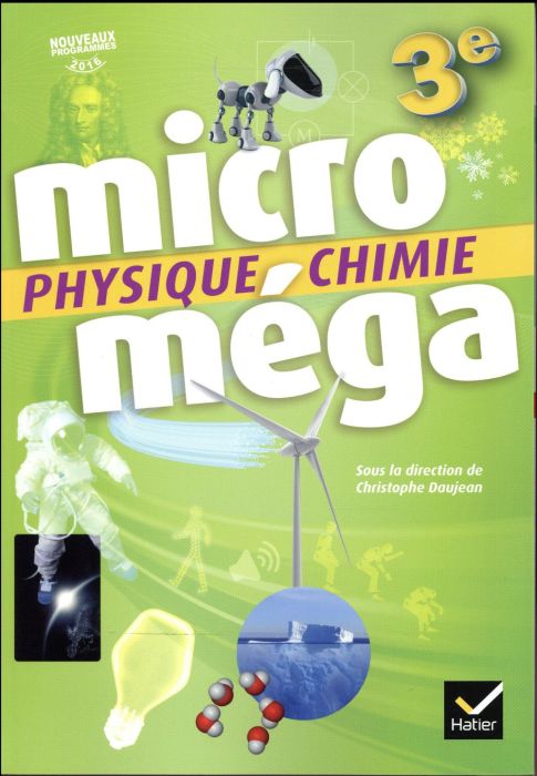 Emprunter Physique Chimie 3e Microméga. Avec Mon mémo Brevet, Edition 2017 livre