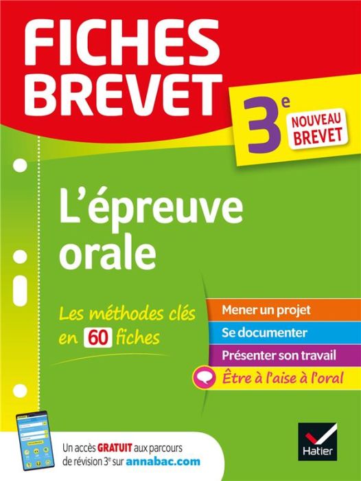 Emprunter L'épreuve orale 3e livre