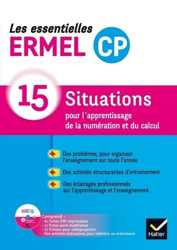 Emprunter Les essentielles ERMEL CP. 15 situations pour l'apprentissage de la numération et du calcul, Edition livre