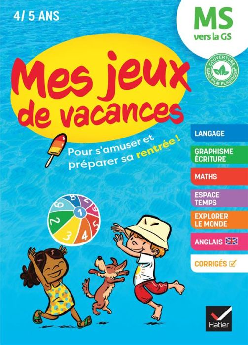 Emprunter Mes jeux de vacances MS vers la GS. Edition 2022 livre