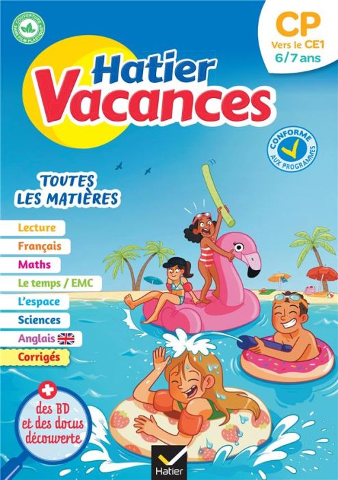 Emprunter Hatier Vacances CP vers le CE1. Toutes les matières, Edition 2023 livre