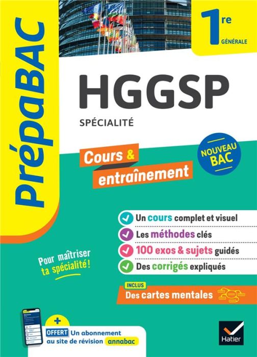 Emprunter HGGSP Spécialité 1re générale livre