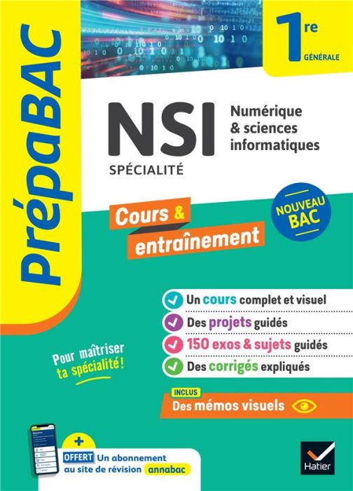 Emprunter NSI Spécialité 1re générale livre