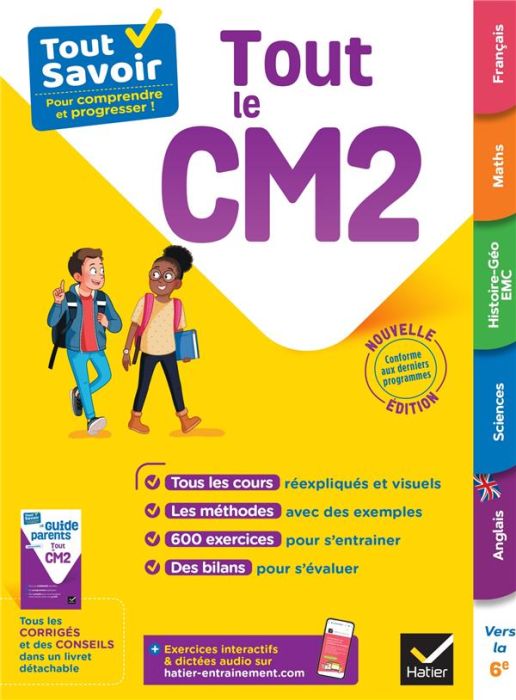 Emprunter Tout le CM2. Avec le Guide parents détachable livre