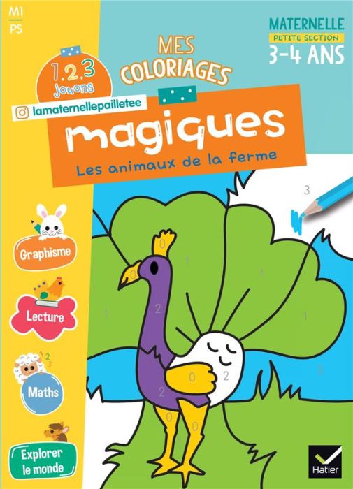 Emprunter Mes coloriages magiques PS. Les animaux de la ferme livre