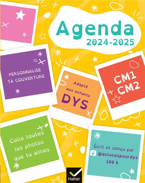 Emprunter Agenda CM1 CM2. Edition 2024-2025 [ADAPTE AUX DYS livre