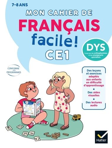 Emprunter Mon cahier de Français facile CE1 ! [ADAPTE AUX DYS livre