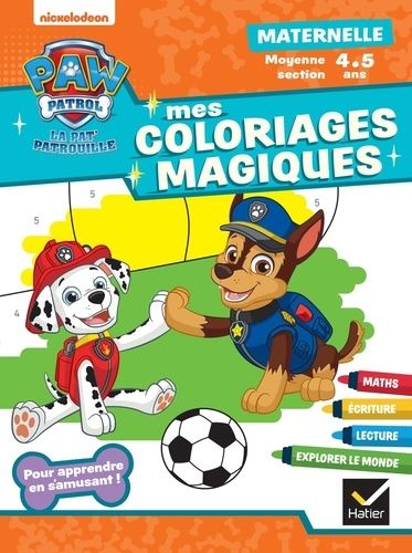 Emprunter Mes coloriages magiques Maternelle Moyenne section La Pat' Patrouille livre