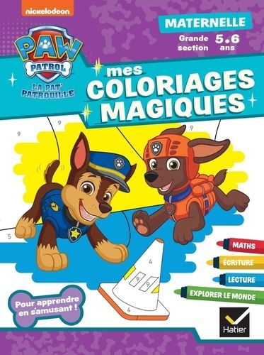 Emprunter Mes coloriages magiques Pat' Patrouille Maternelle Grande section livre