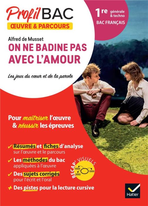 Emprunter On ne badine pas avec l'amour. 1re générale & techno livre