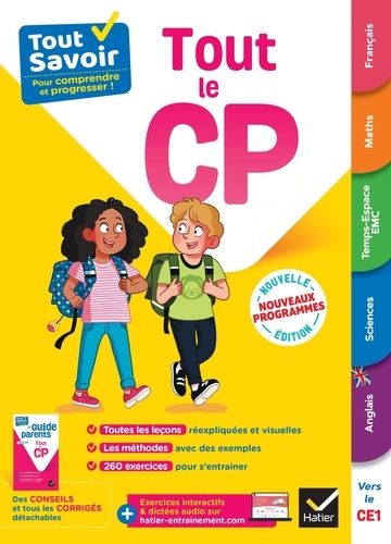 Emprunter Tout le CP. Avec le Guide parents détachable, Edition 2024 livre