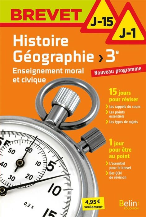 Emprunter Histoire Géographie, Enseignement moral et civique 3e livre
