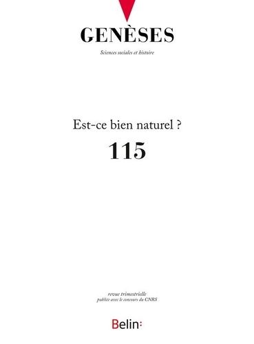 Emprunter Genèses/1152019/Est-ce bien naturel ? livre