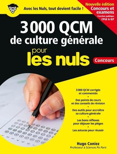 Emprunter 3 000 QCM de culture générale pour les nuls livre