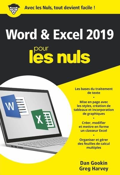 Emprunter Word et Excel 2019 Poche Pour les Nuls livre