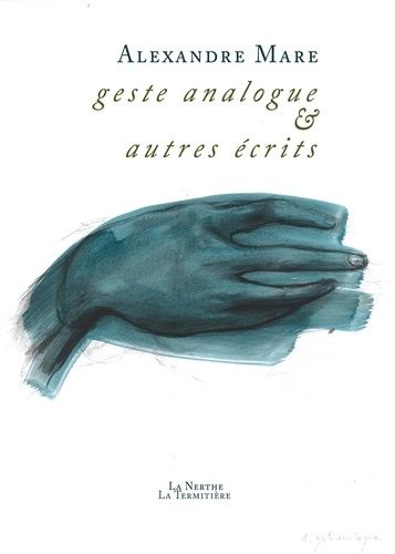 Emprunter Gestes analogues et autres écrits livre