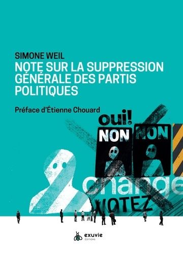 Emprunter Note sur la suppression générale des partis politiques livre