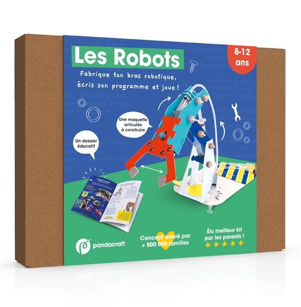 Emprunter Les robots. Fabrique ton bras robotique, écris son programme et joue ! livre