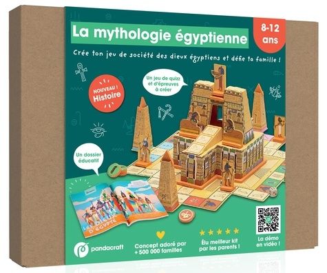 Emprunter LA MYTHOLOGIE EGYPTIENNE - KIT PANDACRAFT 8-12 ANS - CREE TON JEU DE SOCIETE DES DIEUX EGYPTIENS livre