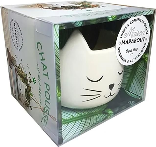 Emprunter Coffret Chat pousse !...et chat décore. Coffret avec un guide de survie pour plantes d'intérieur, un livre