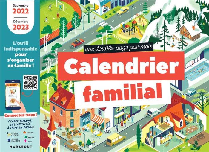 Emprunter Calendrier famillal. De septembre 2022 à décembre 2023, Edition 2022-2023 livre