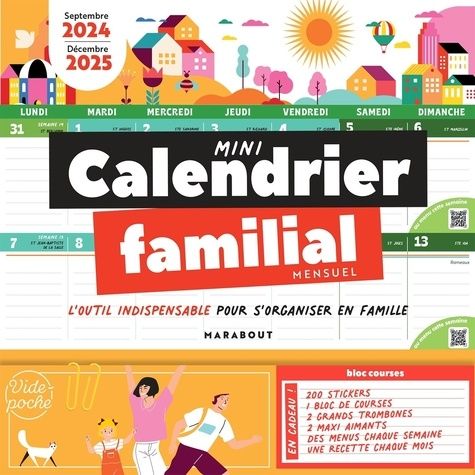 Emprunter Mini calendrier familial mensuel. Edition 2024-2025 livre