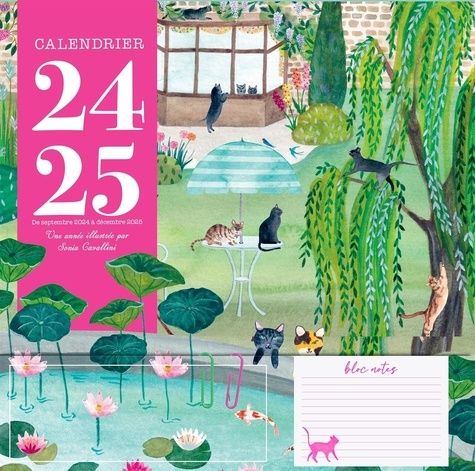 Emprunter Calendrier. Une année illustrée par Sonia Cavallini, Edition 2024-2025 livre