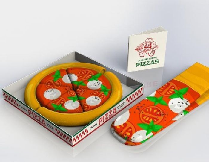 Emprunter Chaussettes Pizza. Coffret avec 3 paires de chaussettes longues taille unique et 1 livre de recettes livre