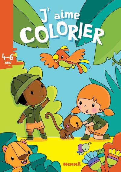 Emprunter J'aime colorier La jungle livre