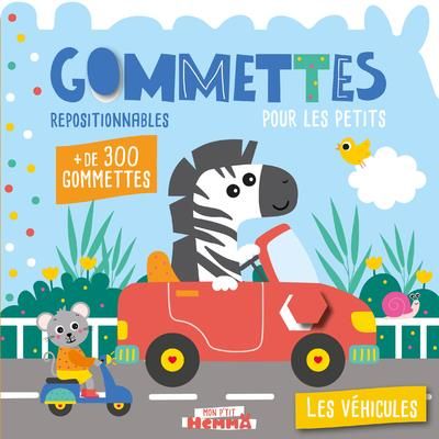 Emprunter Gommettes repositionnables pour les petits. Les véhicules livre