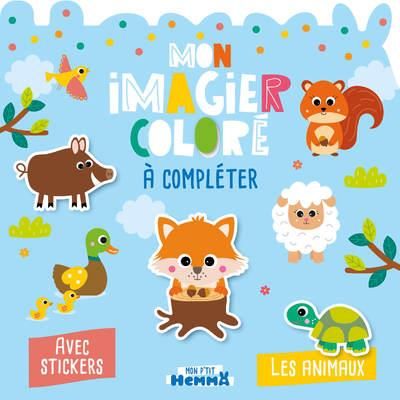 Emprunter Mon imagier coloré à compléter Les animaux. Avec stickers livre