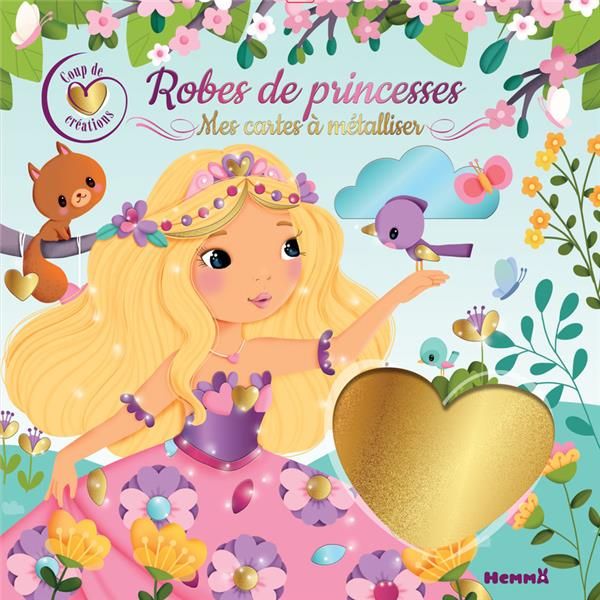 Emprunter COUP DE COEUR CREATIONS - ROBES DE PRINCESSES - MES CARTES A METALLISER livre