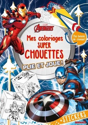Emprunter Mes coloriages super chouettes Marvel Avengers. Plie et joue ! livre