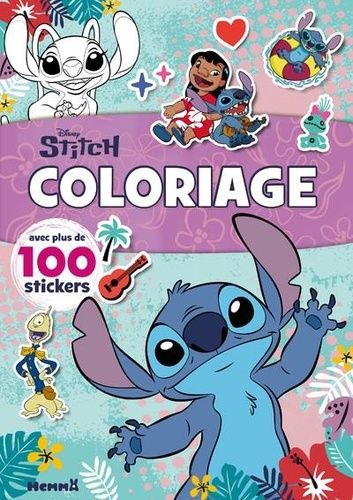 Emprunter Disney Stitch. Coloriage avec plus de 100 stickers livre