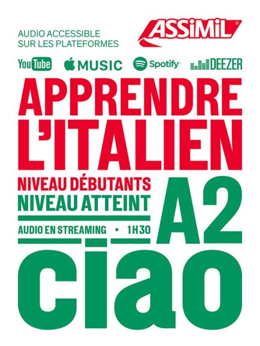 Emprunter Apprendre l'italien. Niveau débutants A2, Edition 2022 livre