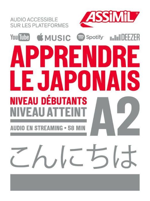 Emprunter Apprendre le japonais. Niveau débutant A2 livre