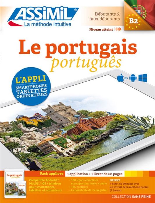 Emprunter Le portugais. Pack Applivre : 1 application et 1 livret de 60 pages livre