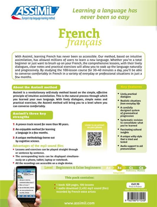 Emprunter French Français B2. Beginners & false beginners livre