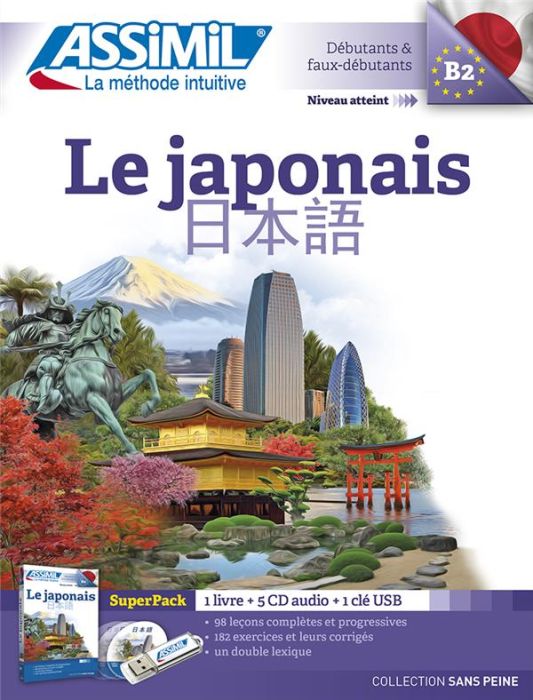 Emprunter Superpack Le japonais. Contient 1 clé USB, avec 5 CD audio livre