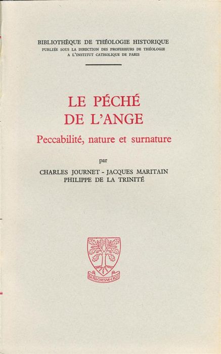 Emprunter Le pêché de l'ange. Peccabilité, nature et surnature livre