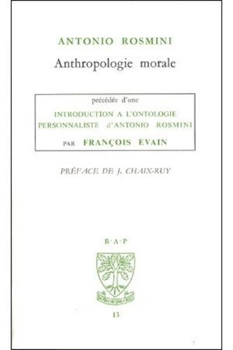 Emprunter Bap n13 - introduction a l'ontologie personnaliste d'antonio rosmini livre