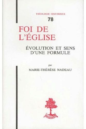 Emprunter Foi de l'Eglise livre