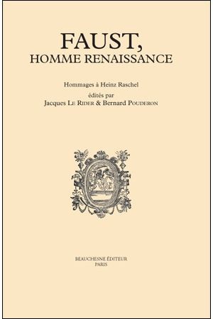 Emprunter Faust, homme Renaissance. Hommages à Heinz Raschel livre