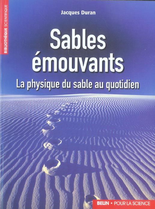 Emprunter Sables émouvants. La physique du sable au quotidien livre