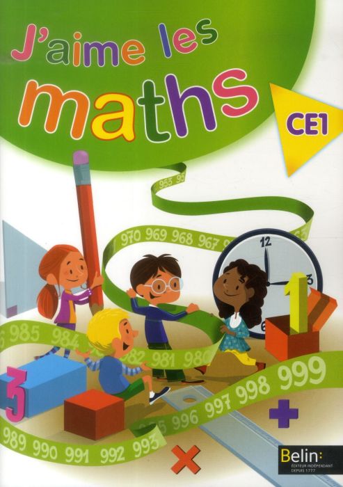 Emprunter J'aime les maths CE1 livre