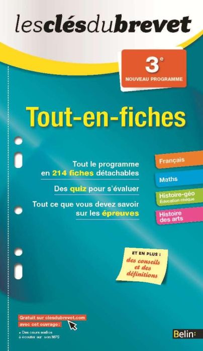 Emprunter Tout-en-fiches 3e livre